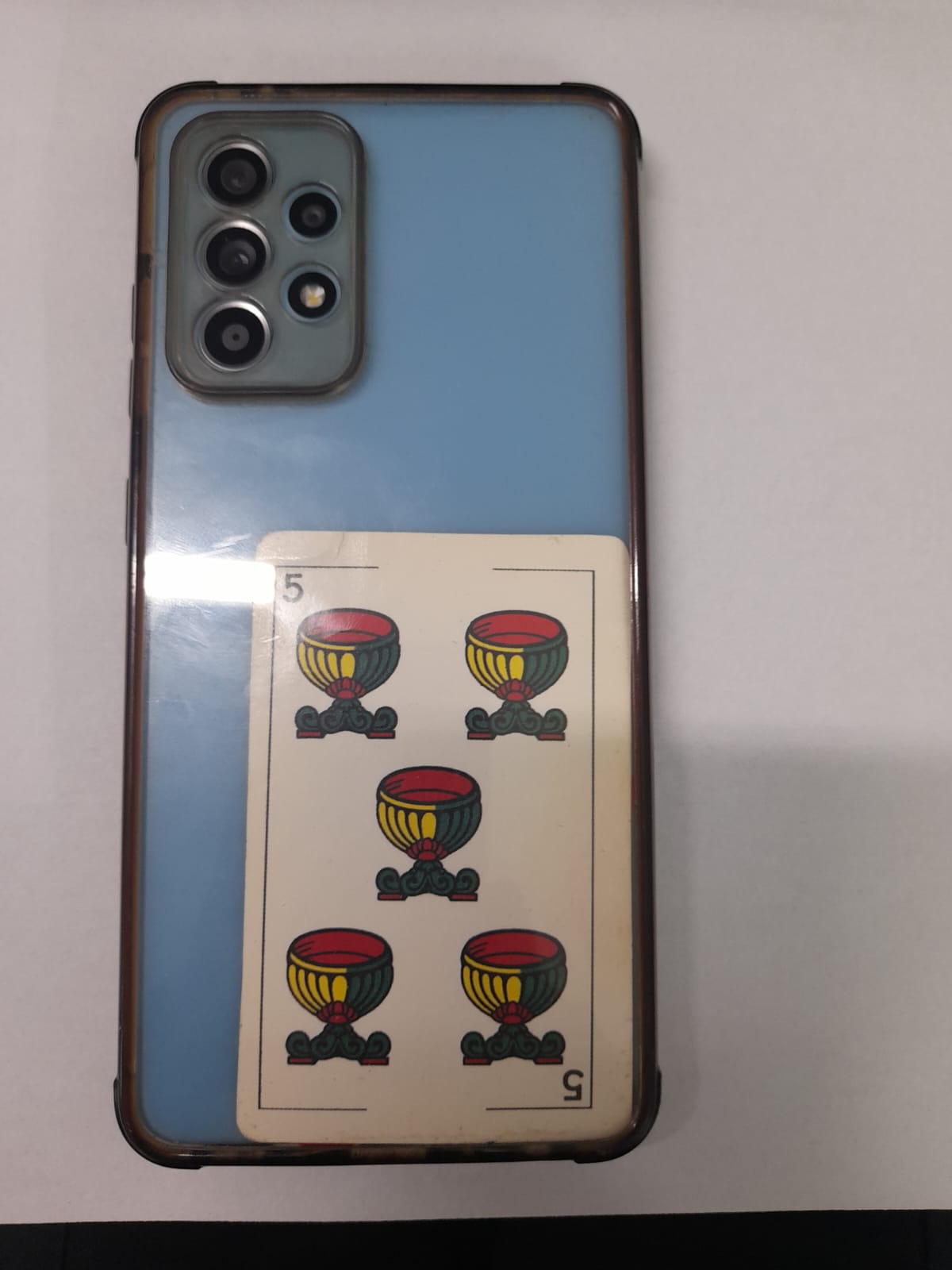SAMSUNG A52 CELESTE