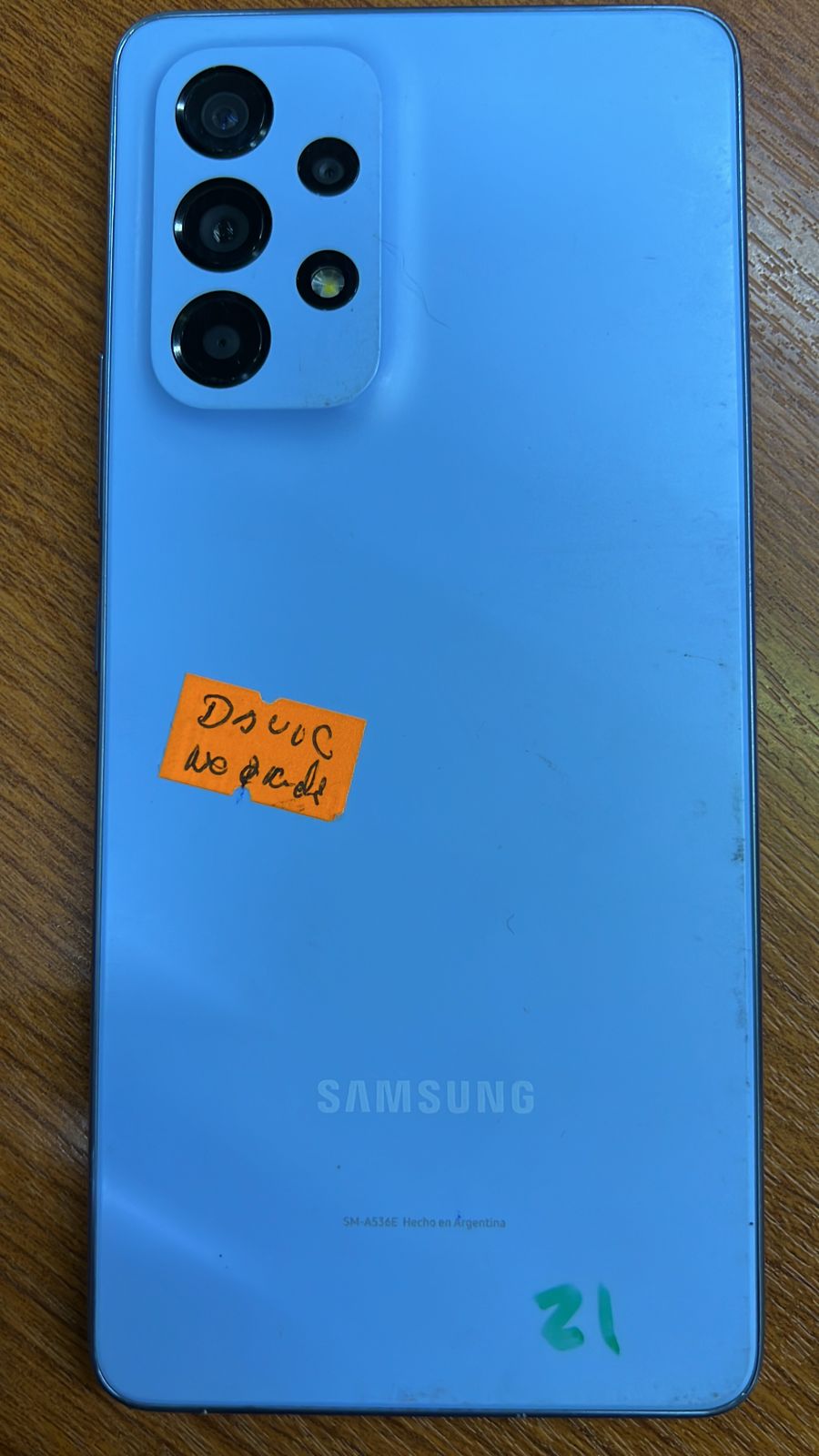 SAMSUNG A52 - CELESTE